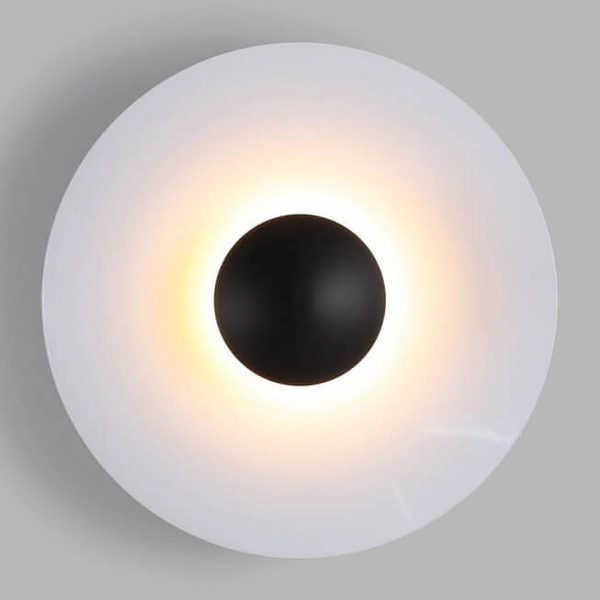 Salonowy kinkiet ścienny Retro ABR-KO12W-W LED 12W 2700K okrąg biały