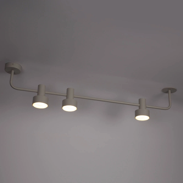 Plafon z ramionami Mona 40906 Sigma punktowy do kuchni szary