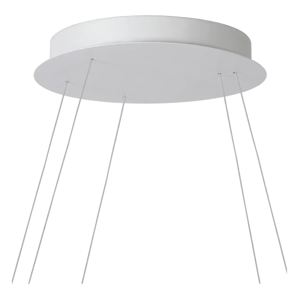 Lampa zwis TRINITI 46402/99/31 Lucide LED 136W 3000K pierścienie biała