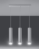 LAMPA wisząca SL.0325 metalowa OPRAWA zwis tuby białe