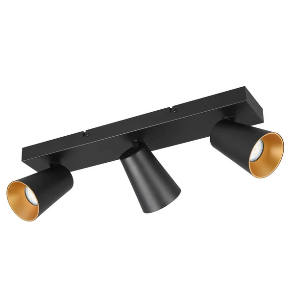 Punktowa lampa sufitowa Sharp 817100332 z regulacją tuba reflektor czarna