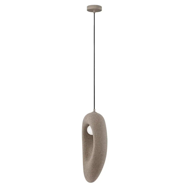 Lampa wisząca nad wyspę LONTIZA LE45338 z żywicy brązowa