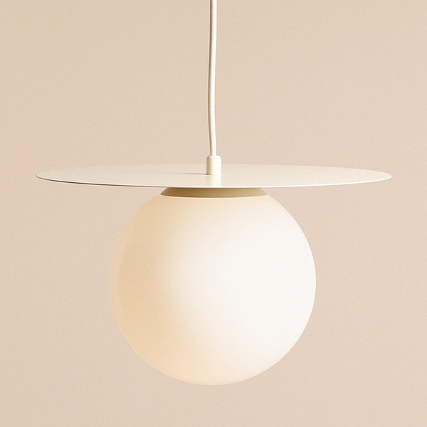 Wisząca lampa molekuła LOOP 1125G9_M Aldex szklana kremowy