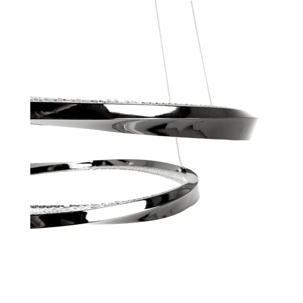 Pierścieniowa lampa wisząca ANILLO czarna MSE1501100600 2xLED 41W 3000K ringi