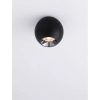 Okrągła sufitowa lampa BAZENIO LE45520 LED 13W 3000K kula czarna
