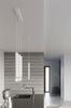 Metalowa lampa wisząca SL.0957 salonowa tuba nad stół biała
