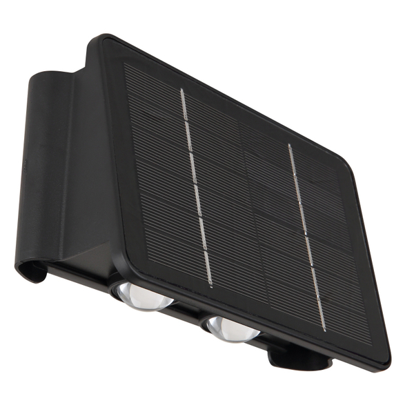 Zewnętrzny kinkiet Solar 36496 Globo LED 1W 3000K góra/dół IP54 czarny