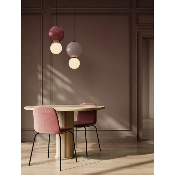 Lampa wisząca kulista do salonu JORELIA LE45247 LED 7W 3000K czerwona biała