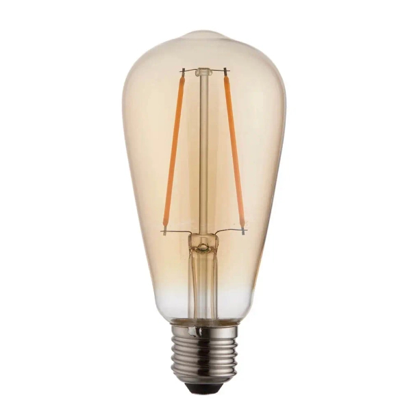 Żarówka w kształcie gruszki E27 77107 LED 2W 2000K bursztynowa