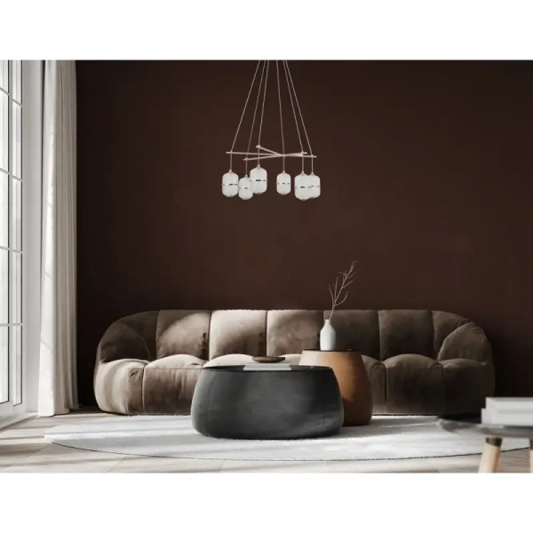 Wielopunktowa lampa wisząca Alani PND-34375-6-HBR LED 192W 3000K złoty