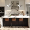 Minimalistyczna lampa wisząca FERRO ML1048 do salonu biała