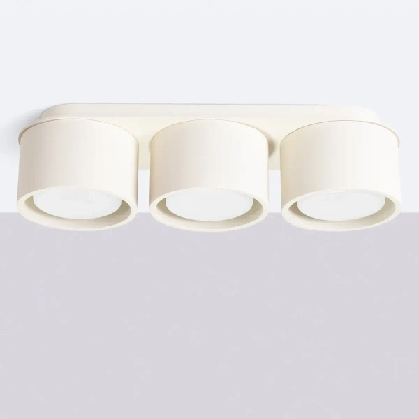 Potrójna lampa sufitowa MODO beżowa SL.2444 3xGx53 metalowy spot