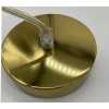 Designerski żyrandol Monetti ST-1676 GOLD Step hampton do salonu złoty
