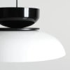 Lampa wisząca nad wyspę ALDO 1152G2_3_C do jadalni biała czarna