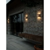 Elewacyjna lampa ścienna SIBELIS 2418311061 metalowa IP44 brązowa