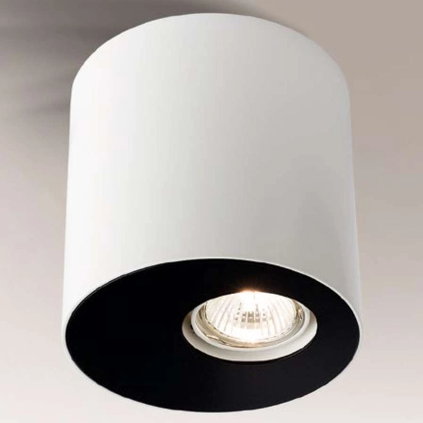 LAMPA sufitowa TOKI 7028 Shilo natynkowa OPRAWA DOWNLIGHT do łazienki okrągły biały