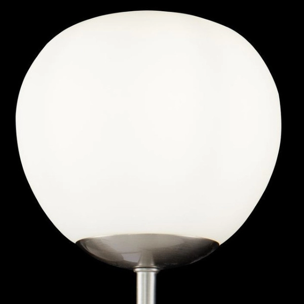 Kinkiet LAMPA ścienna ERICH MOD221-WL-01-N Maytoni modernistyczna OPRAWA szklana kula nikiel