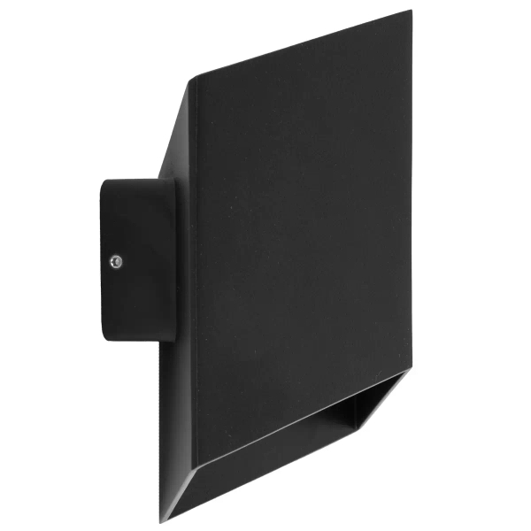 Elewacyjna naścienna lampa Cube 18182 LED 3000K kostka IP54 czarny