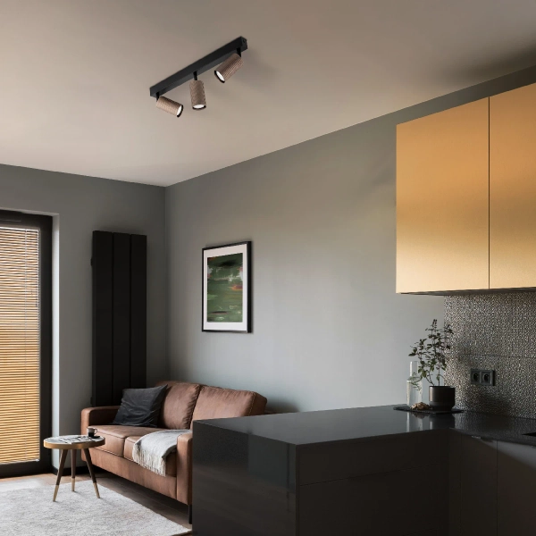 Nowoczesna lampa sufitowa Tune 16148 tubki na podsufitce brązowy