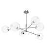 Szklana lampa wisząca Vignette VIG0650-22 kulista szklana chrom