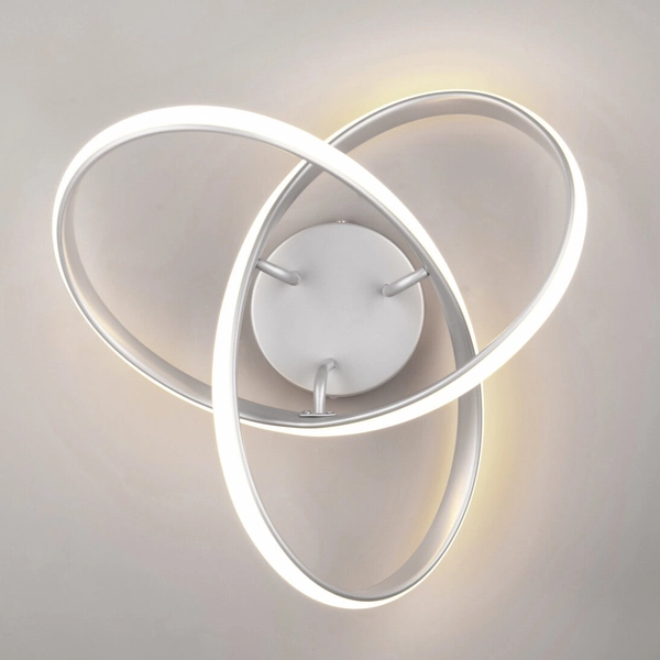 Przysufitowa lampa do salonu AZELRIA DL187-62101 LED 15W 3000K srebrny