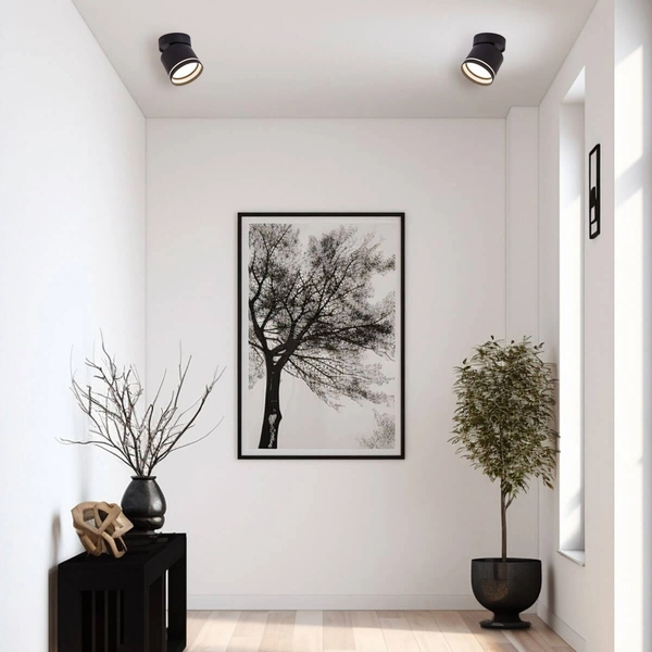 Lampa sufitowa z regulacją Kendal LP-6331/1SM R1 BK movable Light Prestige czarna