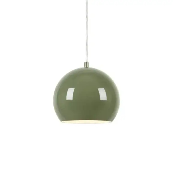 Lakierowana lampa zwisająca Pop 108991 kula do kuchni zielony