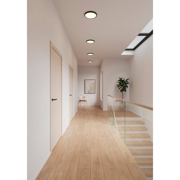 Okrągła lampa sufitowa Oja 2015036103 LED 2700-6500K biała czarna
