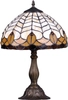 Antyczna lampa stołowa Sargan K-G081551 stojąca brązowa