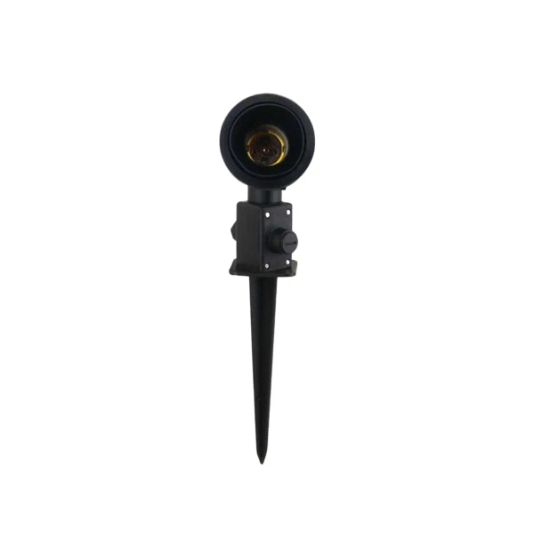 Reflektor zewnętrzny Fiorenza ABR-RZF-E27 metalowy IP65 czarny