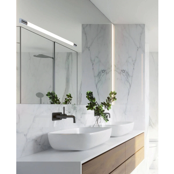 Ledowa lampa ścienna Parks W200526501 Zumaline 9W 3000K IP44 chrom