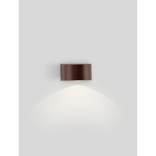 Lampa elewacyjna naścienna DALUNIA LE75210 LED 6W 3000K IP54 rdzawa