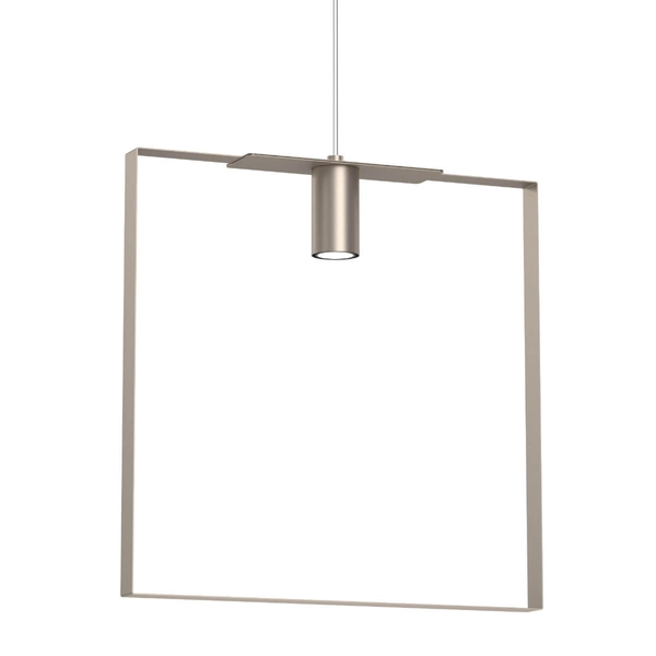 Wisząca lampa frame ORTIGA 5159 Shilo metalowa platynowa