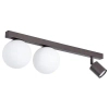Lampa nasufitowa Tavira 41267 kule szklane tubka brązowa