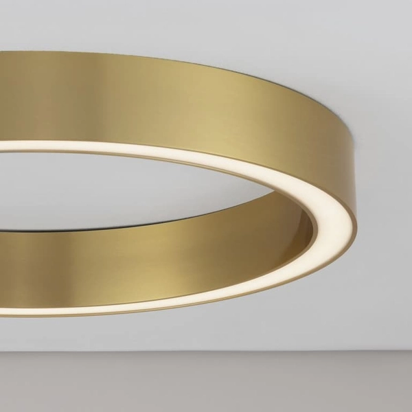 Natynkowa lampa sufitowa Milpa LE43283 LED 40W 3000K ściemniana złota