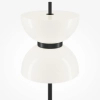 Metalowa podłogowa lampa Kyoto MOD178FL-L11B3K LED 11W 3000K czarna biała