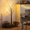 Ozdobna lampa podłogowa Christmas ABR-LSCH-64 Abruzzo IP44 drzewo brązowa