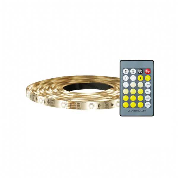 Ledowa taśma z pilotem LED STRIP 2210369901 LED 15W 2700-6000K IP44 biały