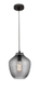 Klasyczna lampa wisząca Calama do kuchni przydymiona czarna