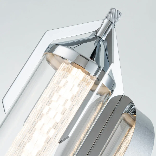 Kinkiet tuba Espada QN-ESPADA-1W-PC LED 18W 3000K IP44 do łazienki srebrny