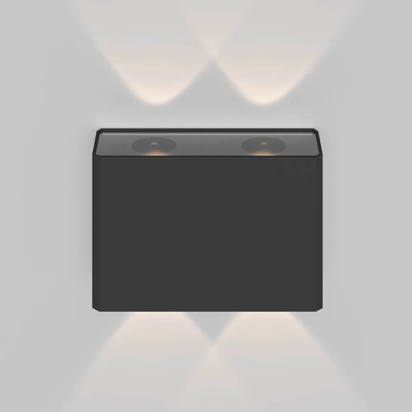 Kinkiet ścienny Show O433WL-L4GF3K IP54 LED 4W 3000K góra-dół grafitowy