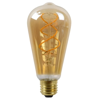 Żarówka edison LED 49034/04/62 Lucide E27 4W 2200K 230lm bursztynowa