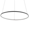 Lampa ring wisząca salonowa Circolo 10812 Nowodvorski LED 21W 3000K czarna