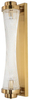 Ścienna lampa Column MSE010100361 szklana glamour złota
