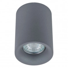 Downlight LAMPA sufitowa FLYNN TM09080-GR LED 4W Italux metalowa OPRAWA natynkowa tuba szara