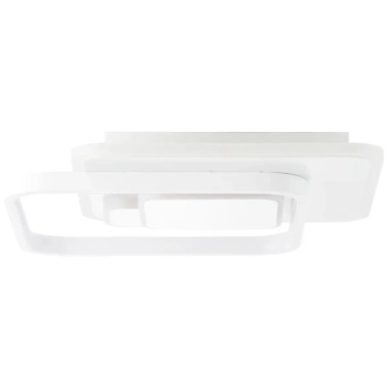 Plafon do sypialni Geron G97128/05 LED 24W 3000K kwadratowy biały