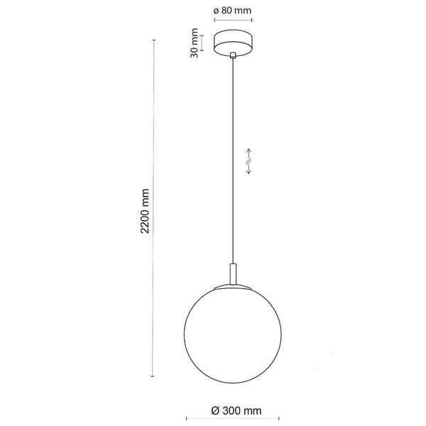 Lampa zwisająca do salonu Cadix 4610 bubble przezroczysta złota