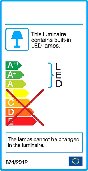 Lampa wisząca CORUNA LE41976 metalowa LED 35W 3000K okrągły biały