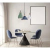Skandynawska wisząca lampa 180066 metalowa do jadalni biały