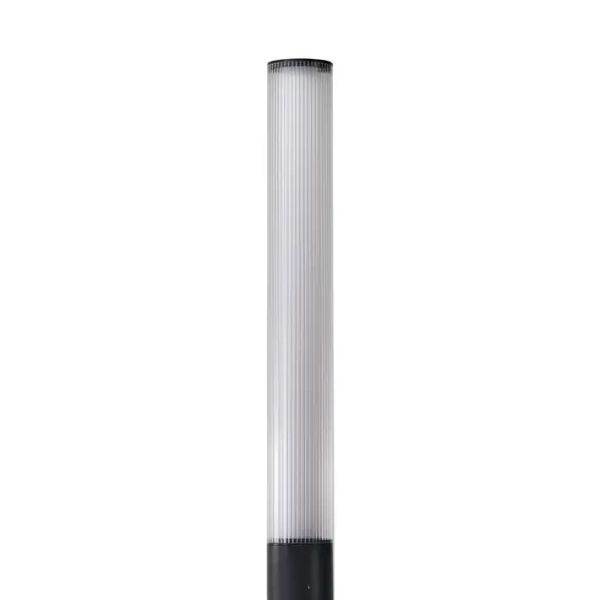 Zewnętrzny słupek ogrodowy EBRO LED 25W 3000K IP65 AZ6767 aluminiowy czarny
